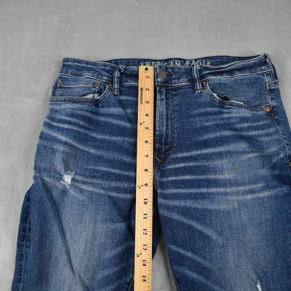 American Eagle Jeans Mens 34X34 (32x32 Actual) Slim Blue Denim - Picture 10 of 10